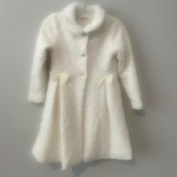 Christmas Holiday Sparkle Tulle Dress with Matching Coat Sz 4T - Picture 8 of 13